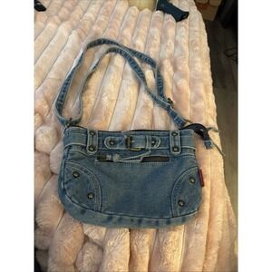 Y2k Denim Hobo Bag Slouch Vintage Purse 90s Grunge UNIONBAY Denim Vintage